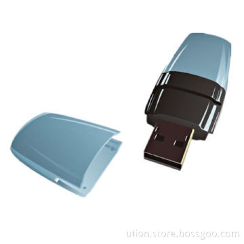 Plastic USB Flash Drive with 1 to 64GB Memory Capacity and USB2.0 Interface